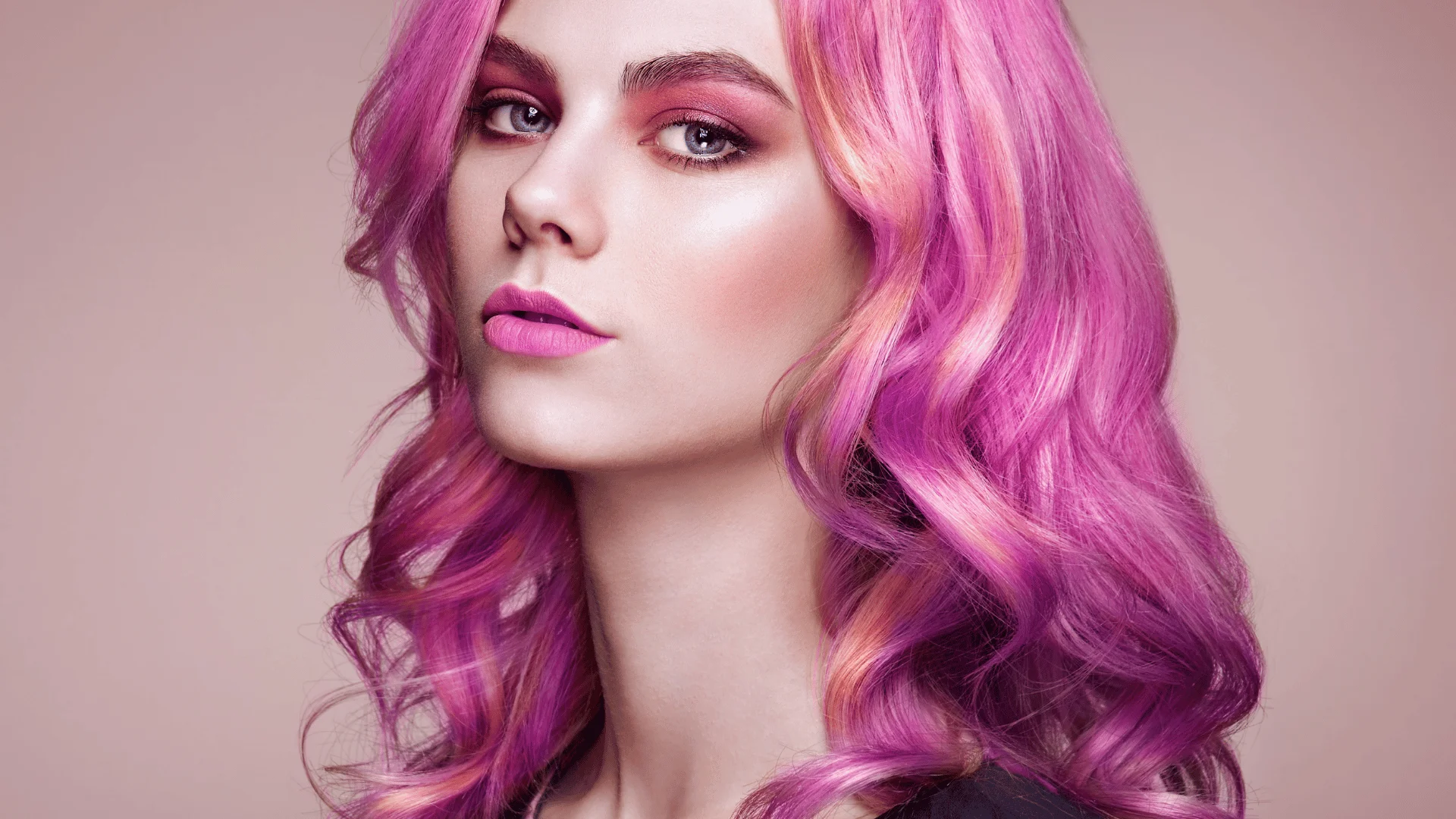 Vibrant hair color transformation at Vancouver Hair Salon